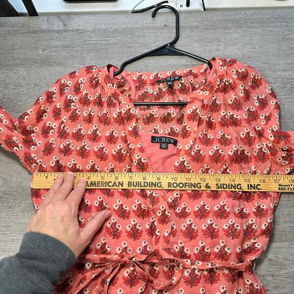 J. Crew Cabana Mini Dress in Block Pint Salmon Pink XXS - Picture 11 of 12